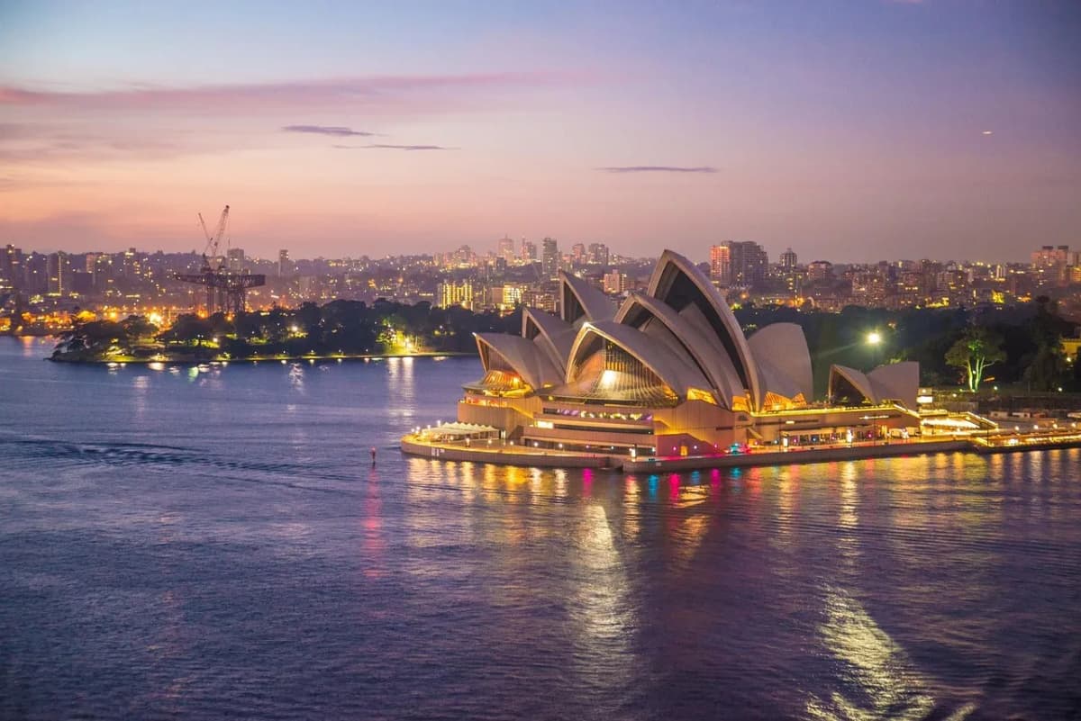 Sydney Opera House by the harbour, as Australia's unemployment rate holds at 4.7 percent