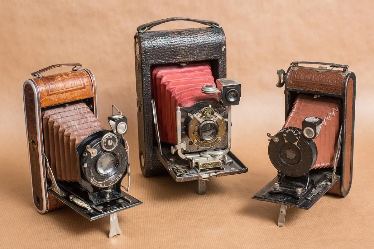 Vintage film cameras, as Skydance moves staff to five office days