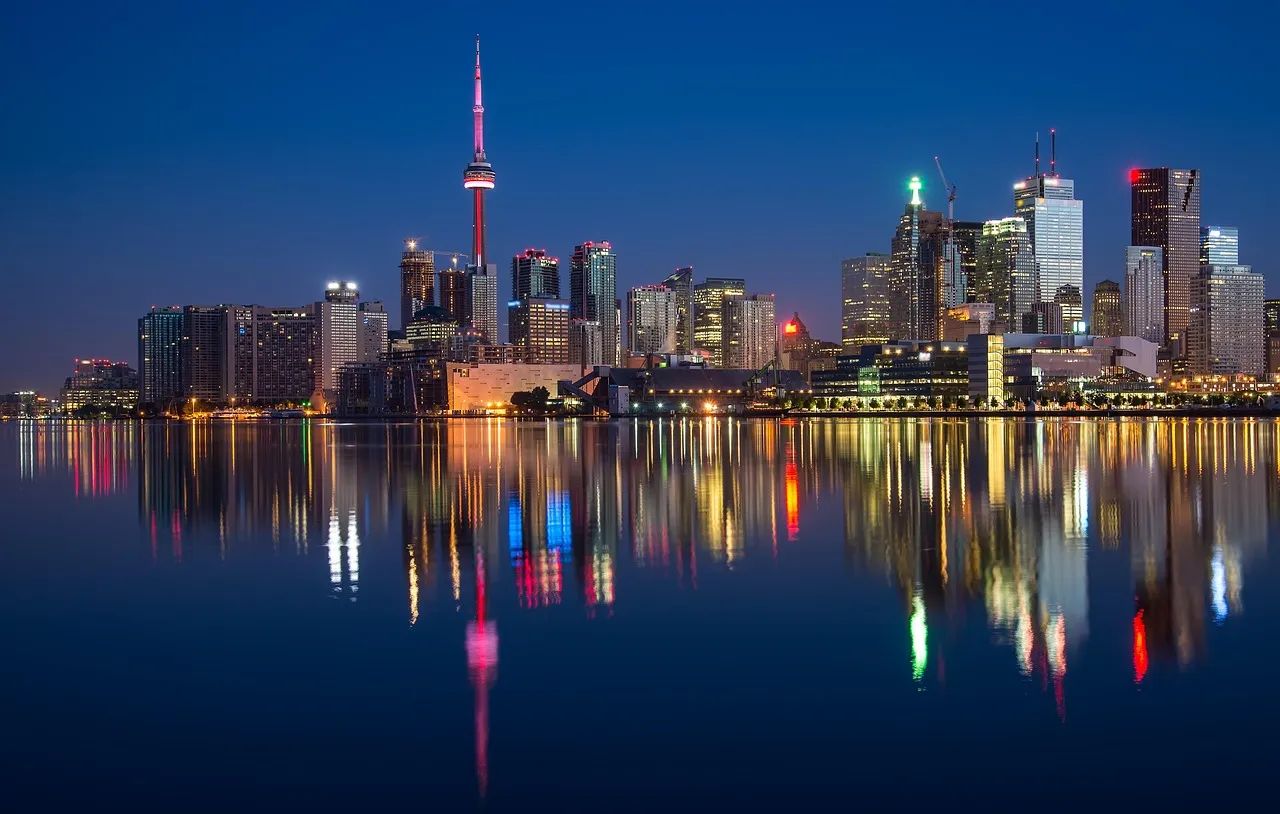 Toronto skyline by the lake, as Statistics Canada reports a second straight monthly fall in employment