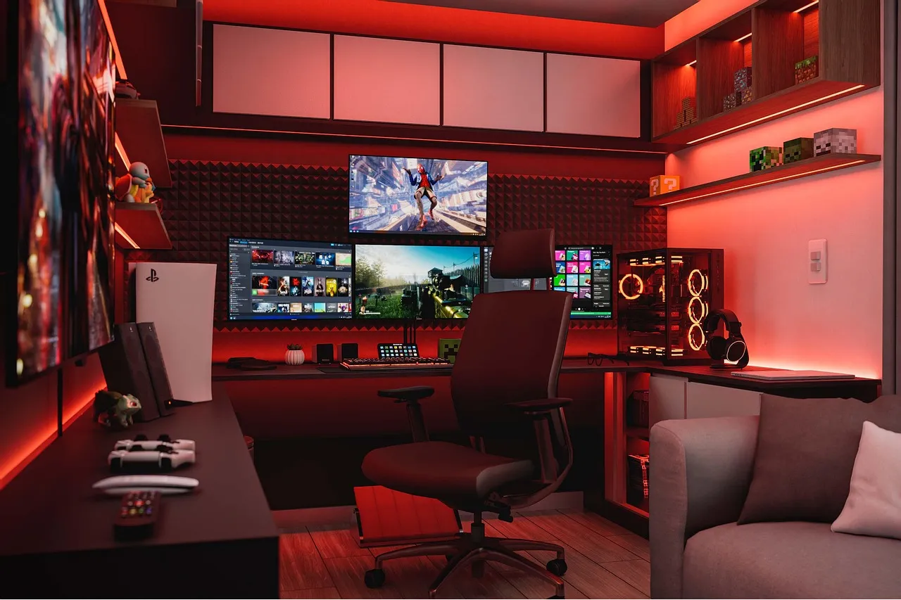 A home office desk setup, as Xbox raises its office requirement to four days